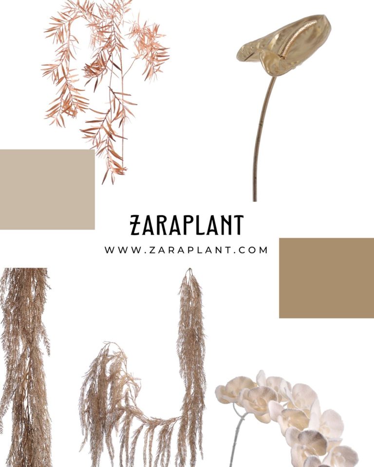 Instagram-✨ Esta Navidad, los tonos dorados son tendencia. ✨ zaraplant flores plantas artificiales