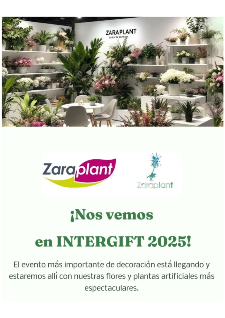 Instagram-¡Nos vemos en Intergift 2025! zaraplant flores plantas artificiales