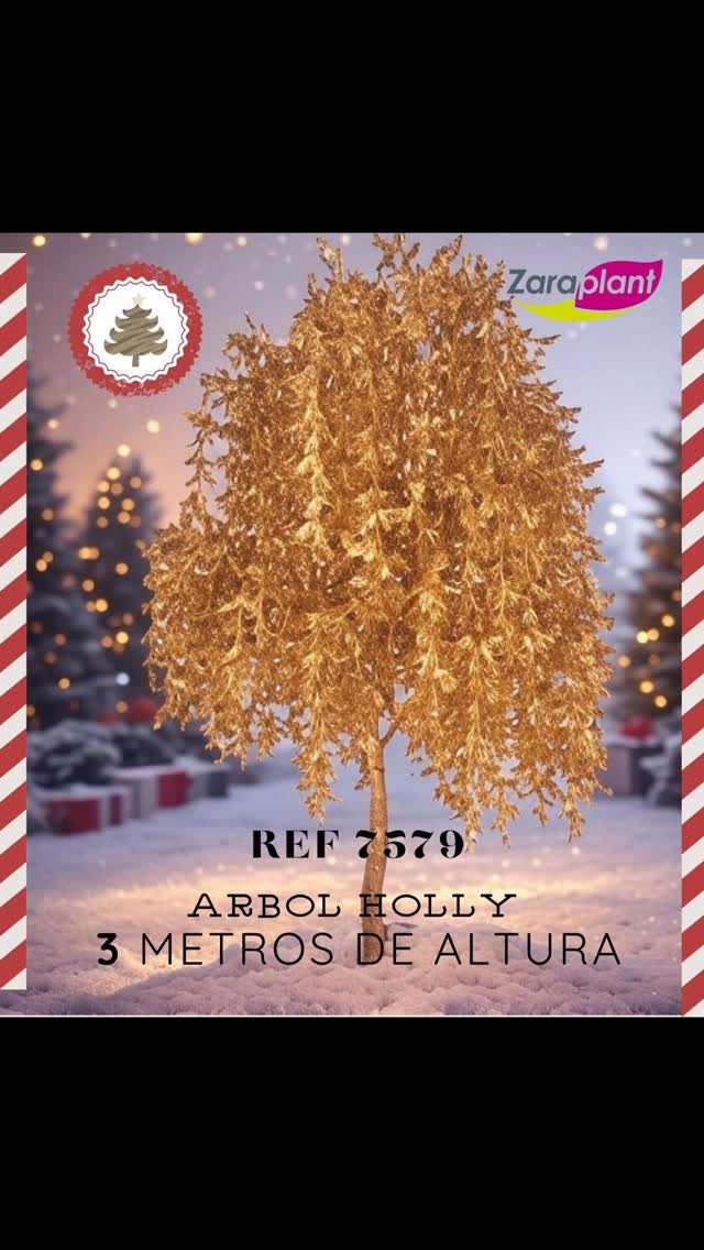 Instagram-Descubre nuestro árbol dorado de 3 metros de altura. zaraplant flores plantas artificiales
