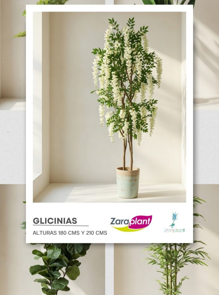 Instagram-Descubre nuestras glicinias en www.zaraplant.com zaraplant flores plantas artificiales