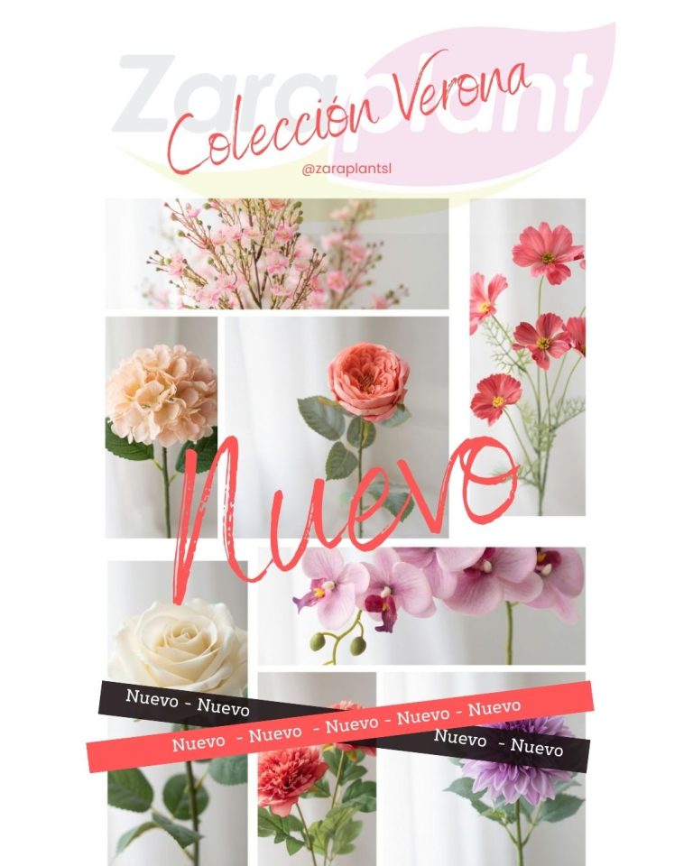 Instagram-"Algunas flores no necesitan estación. 🌸 Colección Verona, siempre en flor." zaraplant flores plantas artificiales