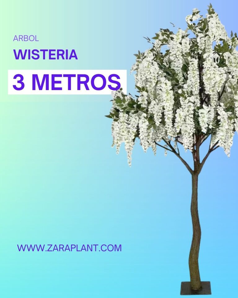 Instagram-3 metros de pura wisteria blanca. ✨ zaraplant flores plantas artificiales